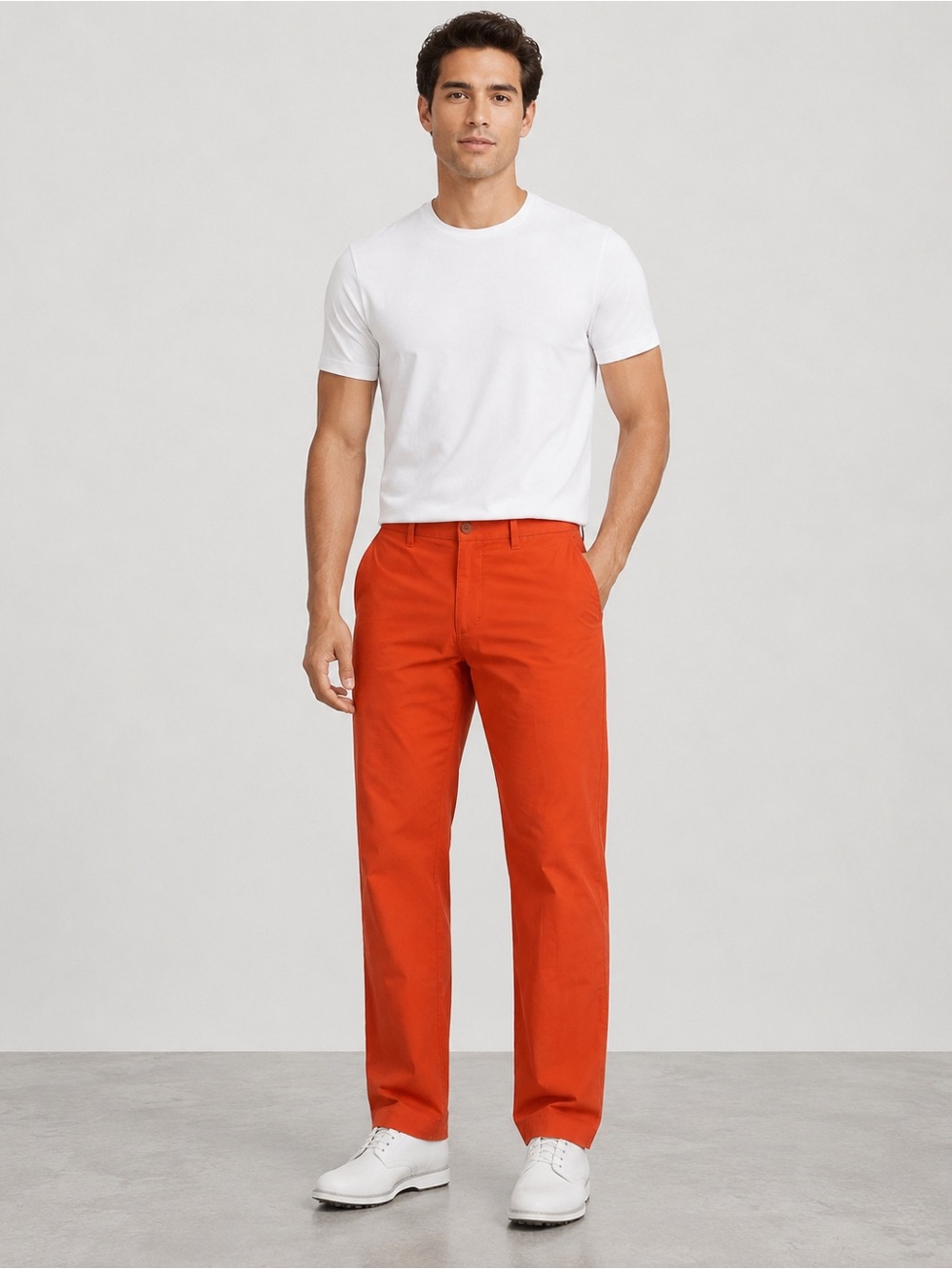 Lesmart Golf Series Orange Golf Pants